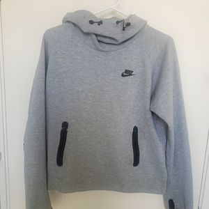 Woman's grey Nike hoody